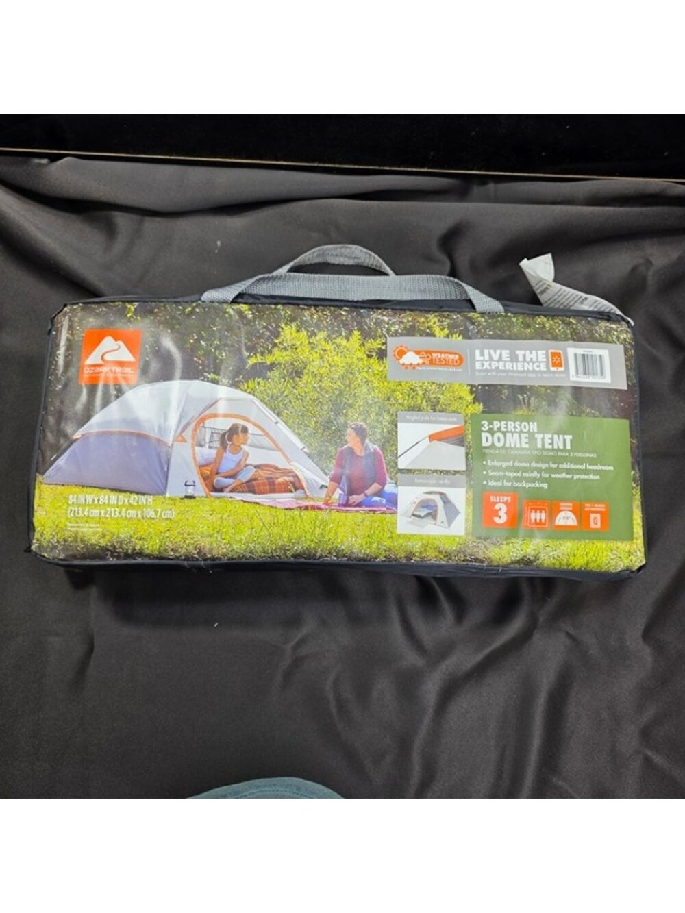Ozark Trail 3-Person Dome Tent - Weather Protection, Backpacking NWT